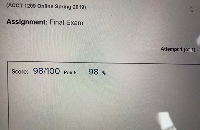 會計Exam代考案例