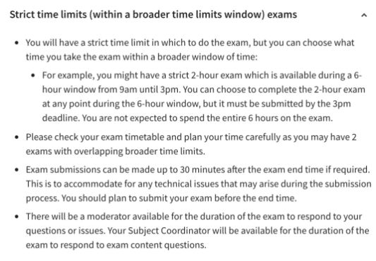 嚴(yán)格限時(shí)考試