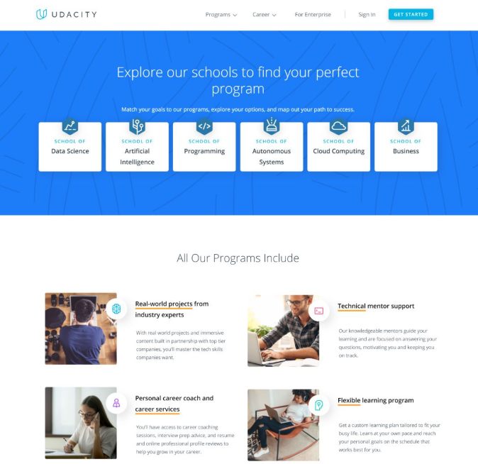 UDACITY主頁